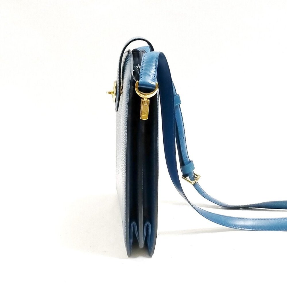 Louis Vuitton Captin Shoulder bag in Blue Epi Leather - Picture 3 of 9